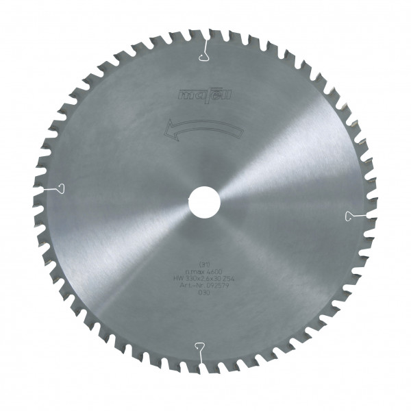 TCT saw blade 330 x 2,2/2,6 x 30 mm (17 11/16 in.), FT, 54 teeth, for sandwich boards with metal ins