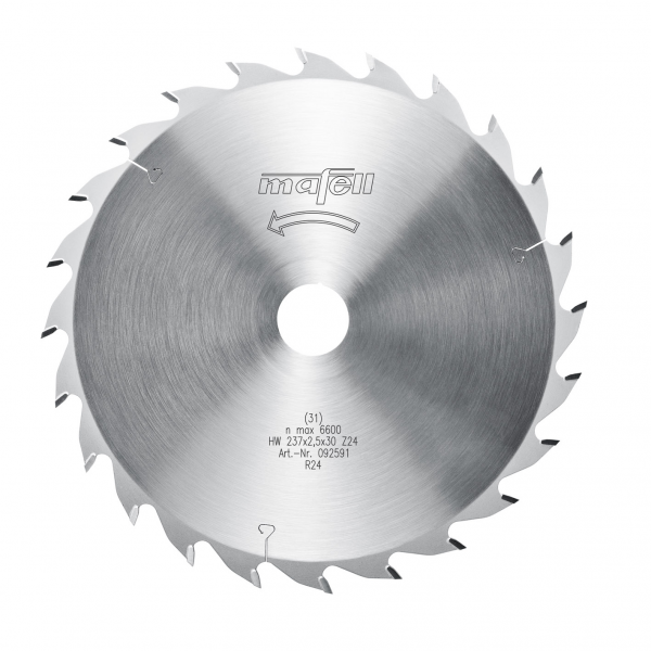 TCT saw blade 237 x 1,8/2,5 x 30 mm (9 5/16 in.), AT, 24 teeth, for rip cuts and cross-cutting in wo