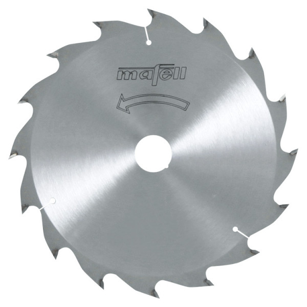 TCT saw blade 185 x 1.4/2.4 x 20 mm, ATB, 16 teeth, for ripping in wood