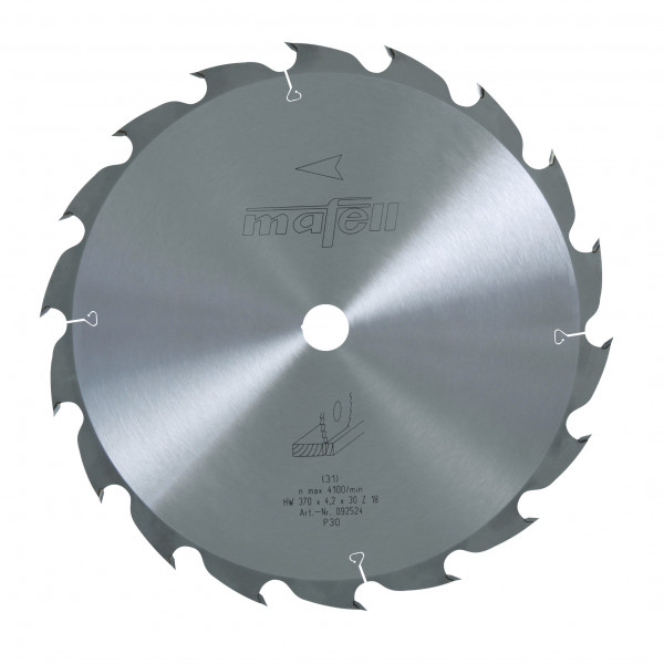 TCT saw blade 370 x 2.2/4.2 x 30 mm (14 9/16 in.), AT, 18 teeth, for ripping cuts (MKS 145 Ec)