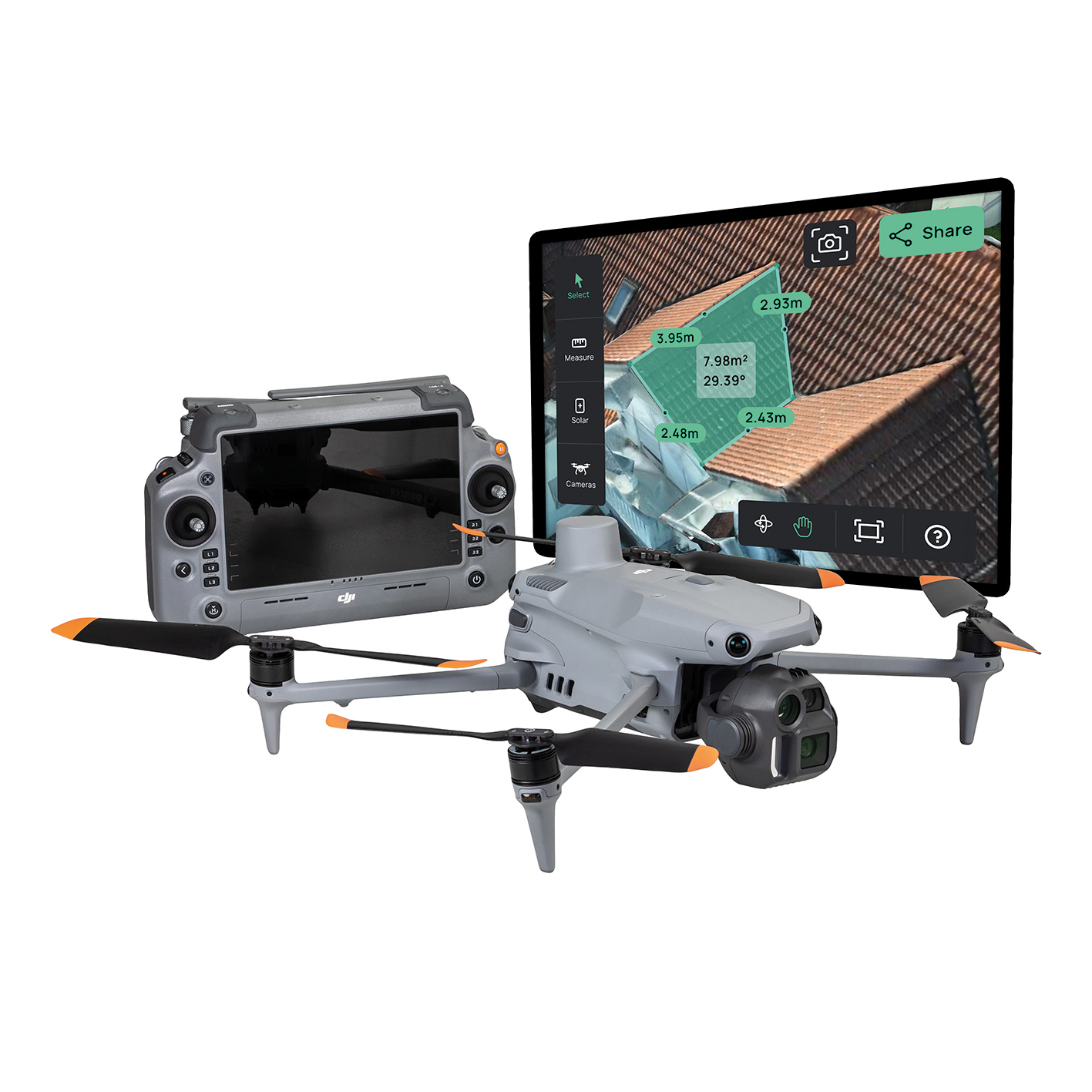 Dachvermessung VERSUM FLY KIT 3
