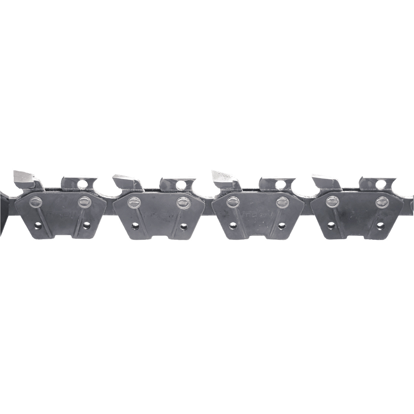 Carbide-tipped longitudinal-cut chain TWIN-HM 400