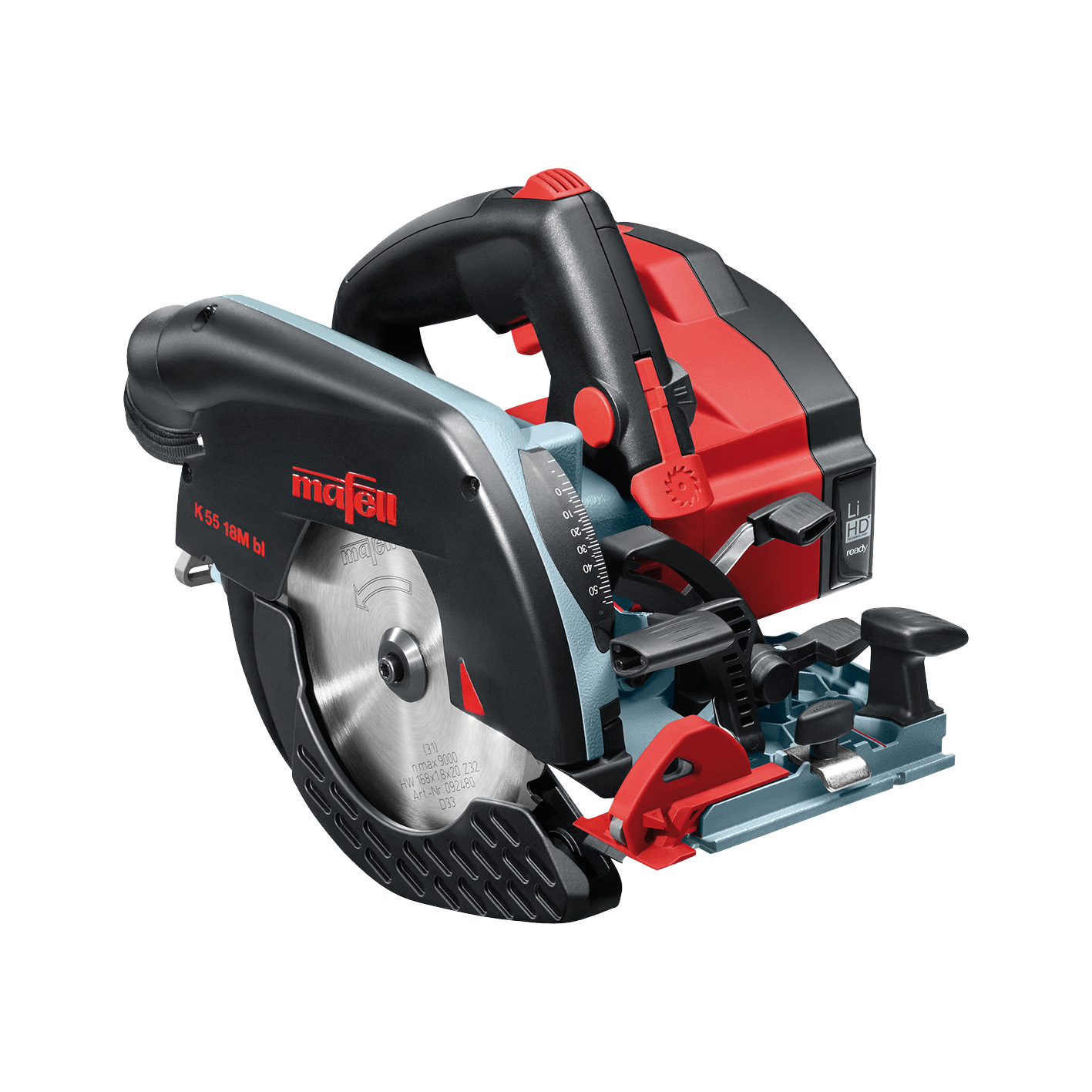 Scie circulaire portative sans fil K 55 18M bl PURE dans le coffret T-MAX