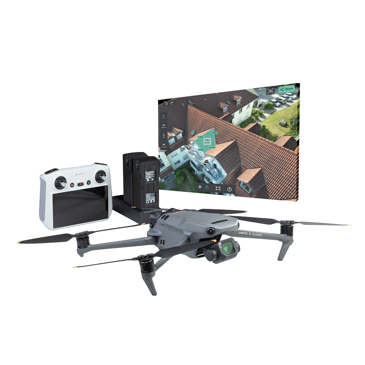 Dachvermessung VERSUM FLY KIT 2, Starterpaket