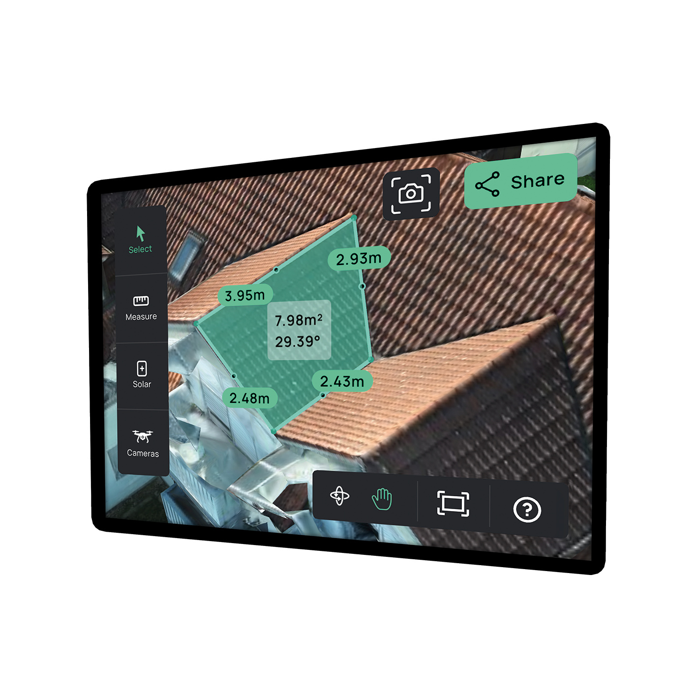 Dachvermessung VERSUM FLY CLOUD, 1 Monat