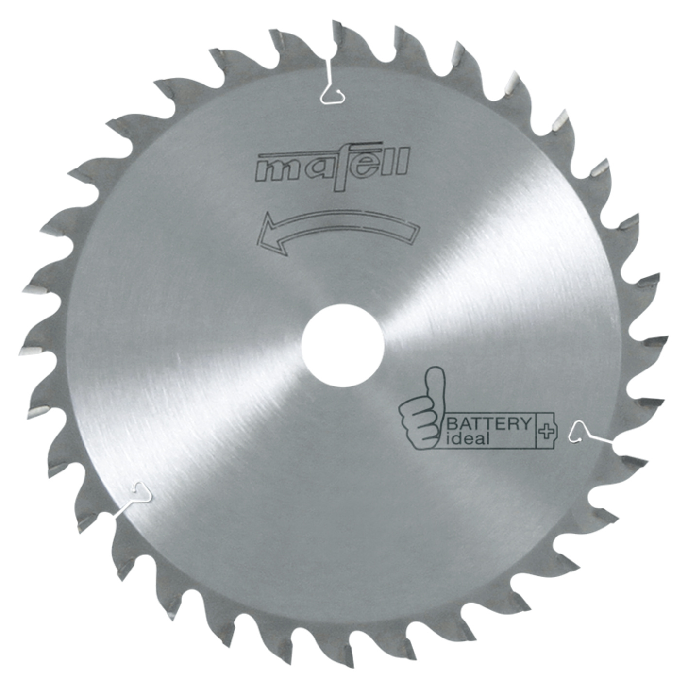 TCT saw blade 185 x 1.2/1.8 x 20 mm, ATB, 32 teeth, Battery ideal, for cross-cutting wood