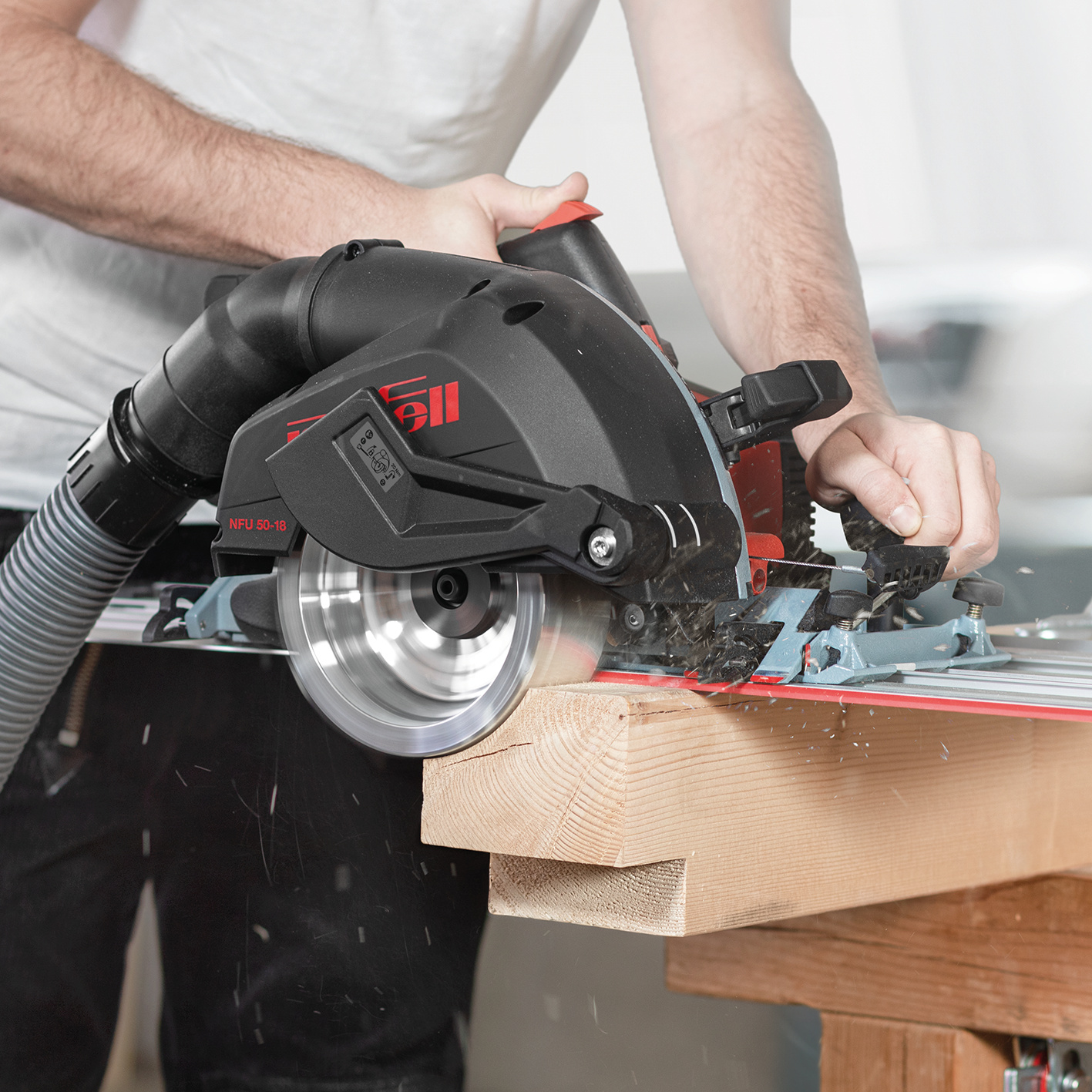 Fresatrice per scanalature a batteria NFU 50-18 PURE