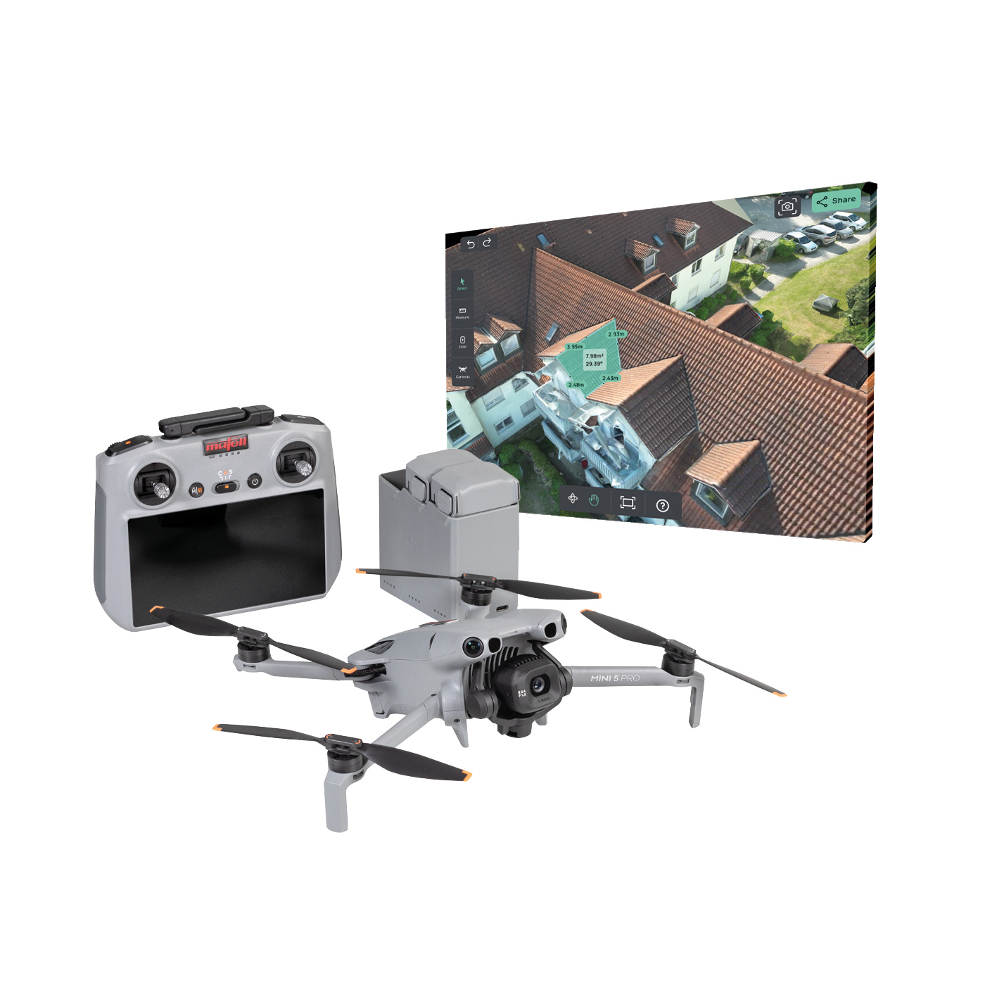 Dachvermessung VERSUM FLY KIT