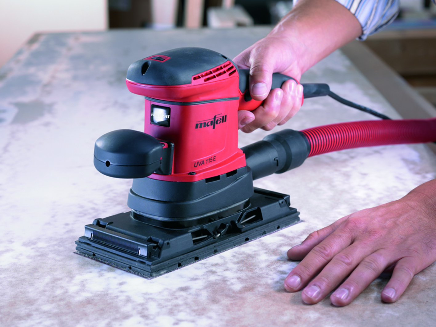 Orbital Sander UVA 115 E in T-MAX case - GB 230 V