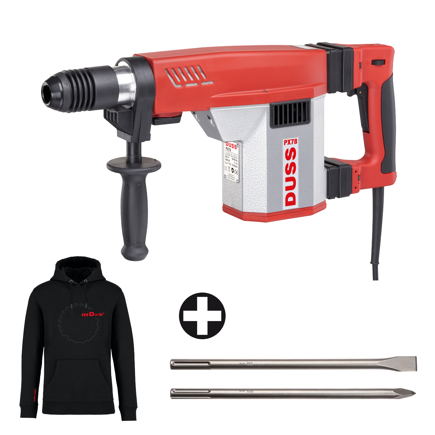 Combi hammer PX78SET SDS-max, m·D=s² Set