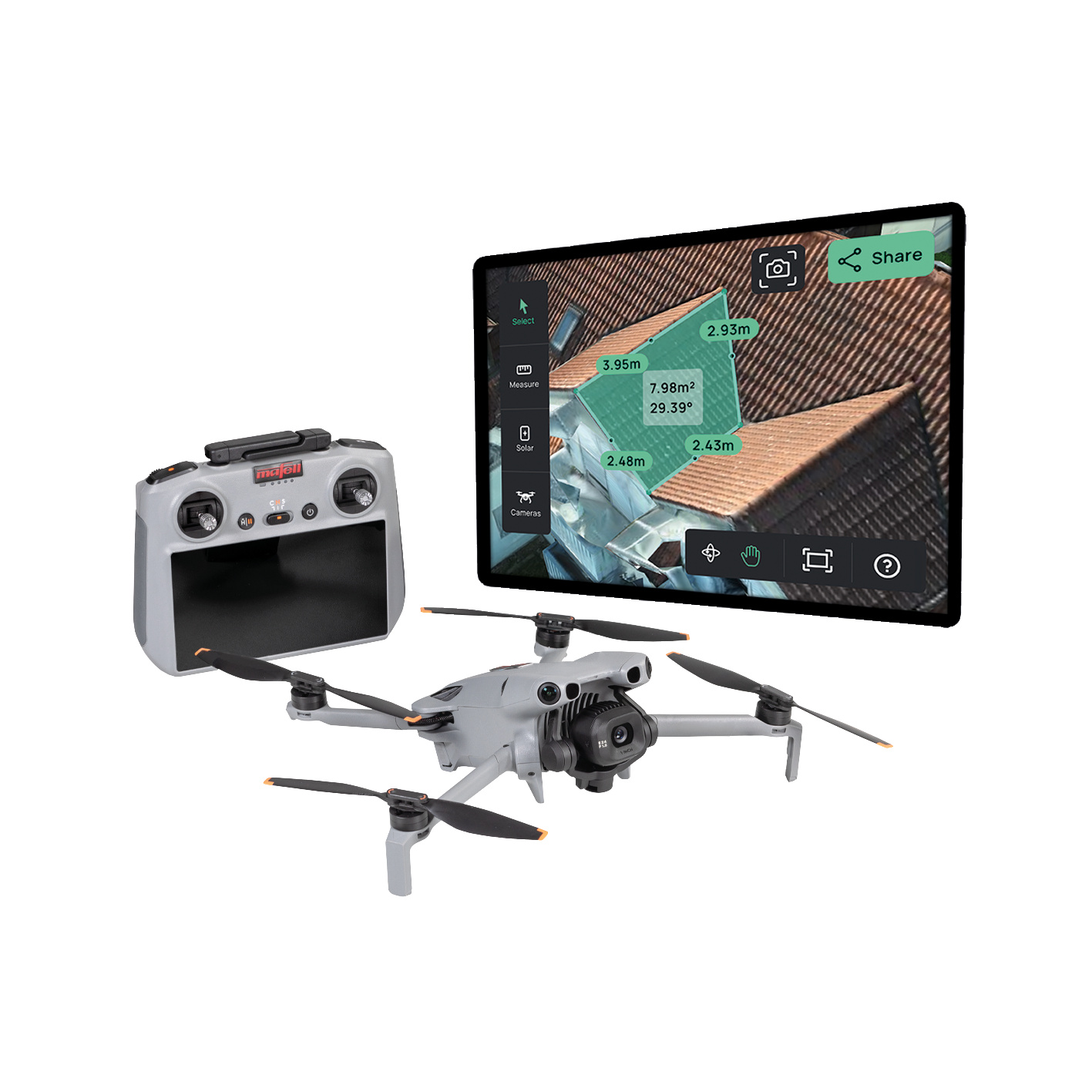 Dachvermessung VERSUM FLY KIT 1