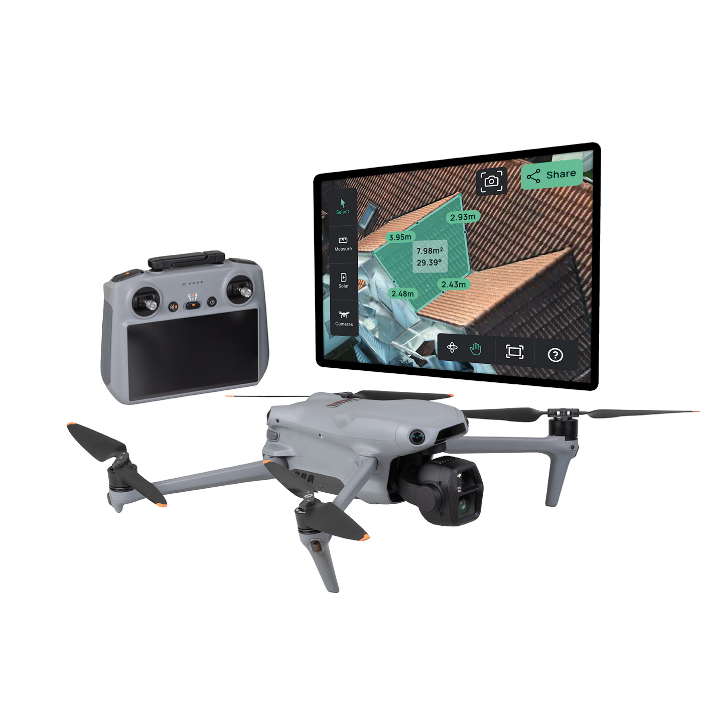Dachvermessung VERSUM FLY KIT 2
