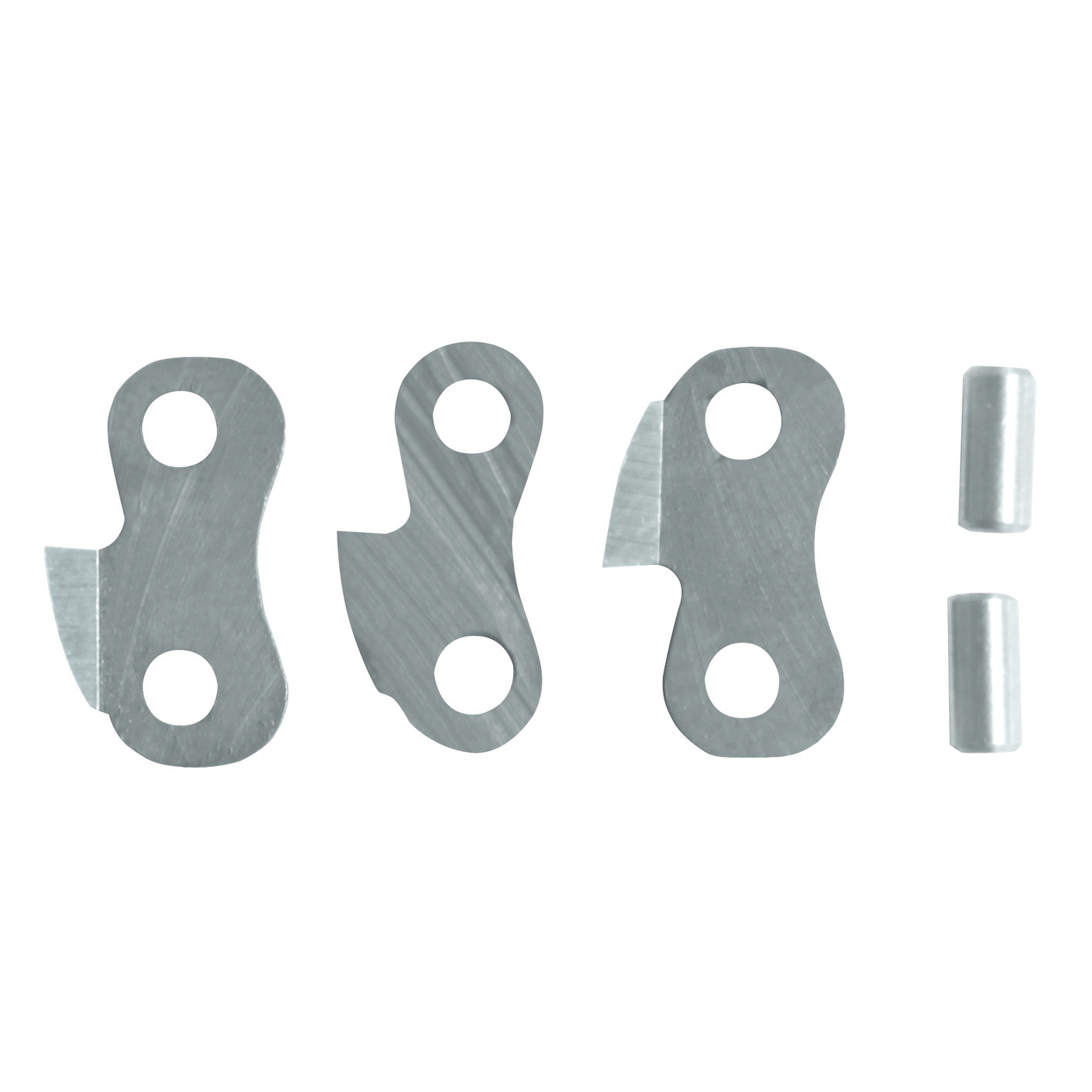 Replacement chain links + rivets pitch A - 22,6 mm, 6 mm, 2 set