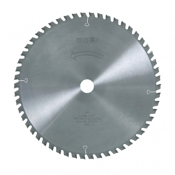 TCT saw blade 330 x 2,2/2,6 x 30 mm (17 11/16 in.), FT, 54 teeth, for sandwich boards with metal insert or metal top layers