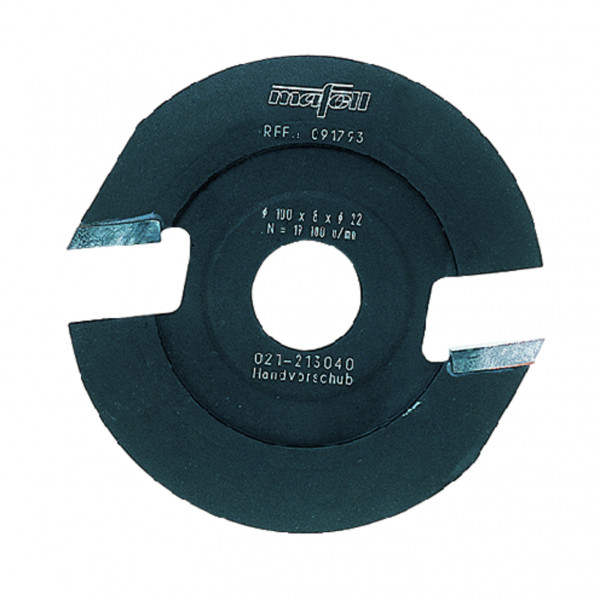 Pitch pocket cutter 100 x 8 x 22 mm (3 15/16 x 5/16 x 7/8 in.), 2 teeth, TCT