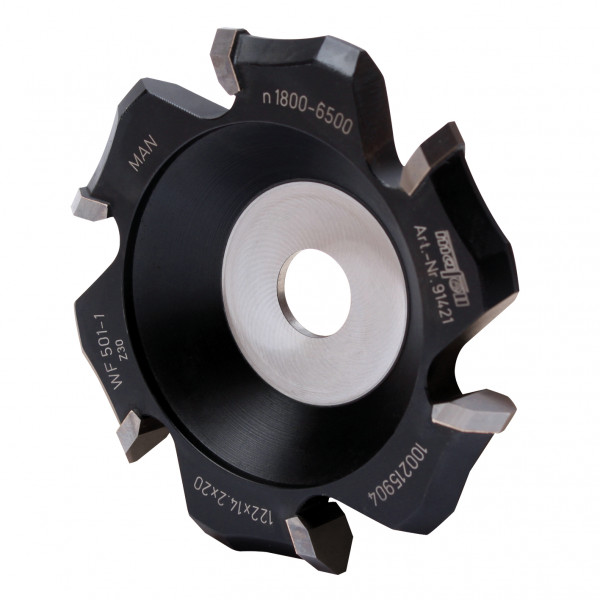 Aluminum composite cutter MF-AF 90 for 90° V-grooves up to 8 mm deep (incl. 2 position indicators and 1 chip deflector)