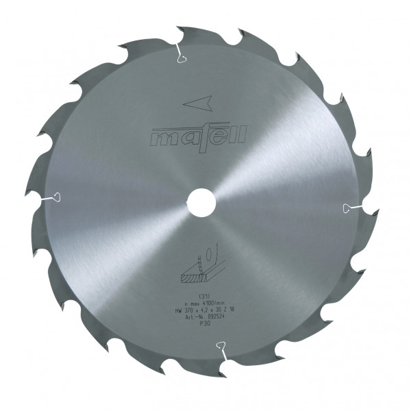 TCT saw blade 370 x 2.5/4.2 x 30 mm (14 9/16 in.), AT, 18 teeth, for ripping cuts (MKS 145 Ec)
