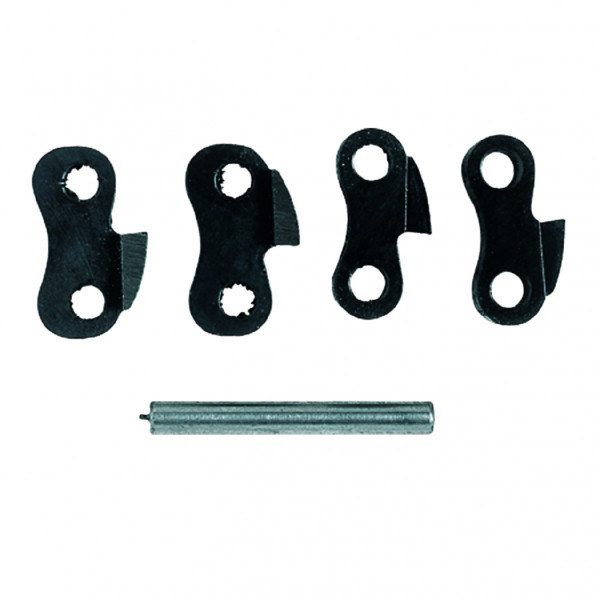 Replacement chain links + rivets 1 bag, for 28 mm (1 1/8 in.) chain width, large pitch